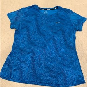 🐙 6/$20 Nike Dri-Fit Running Blue Tee Medium